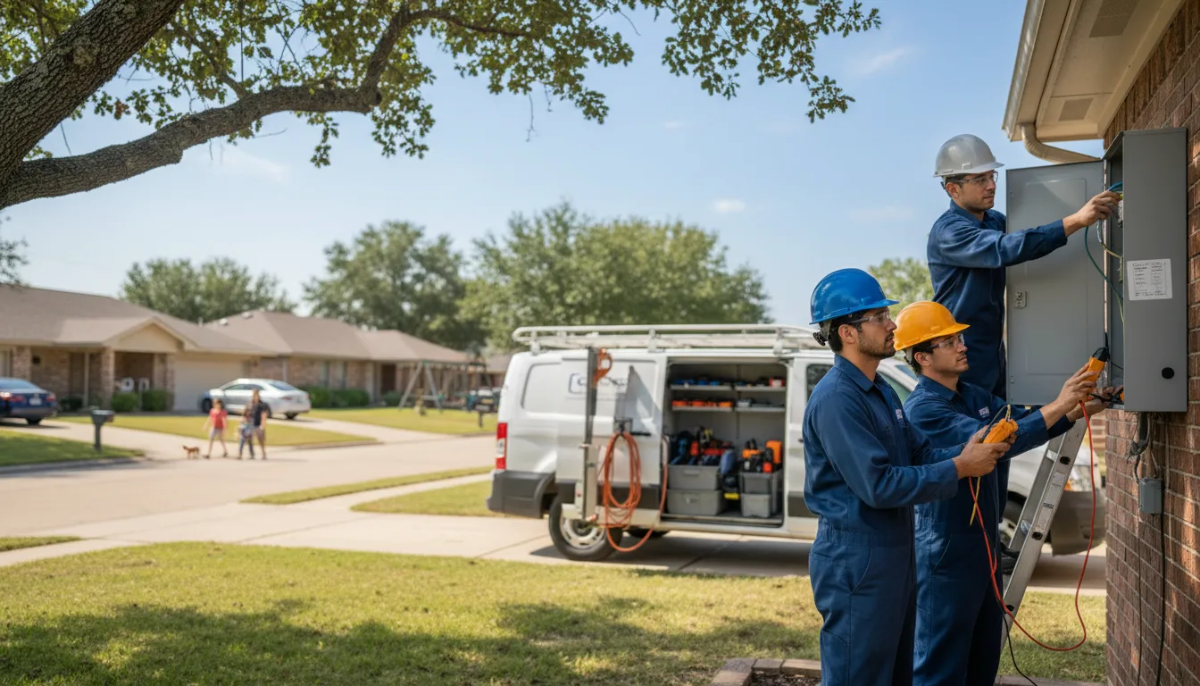 Certified electrician providing emergency electrical services in Bois D Arc, MO